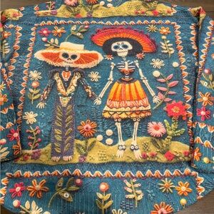 Colorful Skeleton Design Sweater